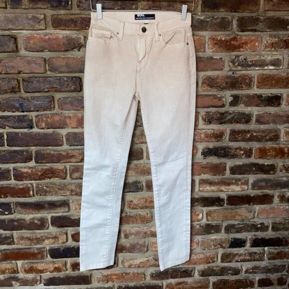 Urban Outfitters BDG Tan Brown Tan Ombre High Rise Ankle Cigarette Jeans Size 26 - Picture 1 of 8